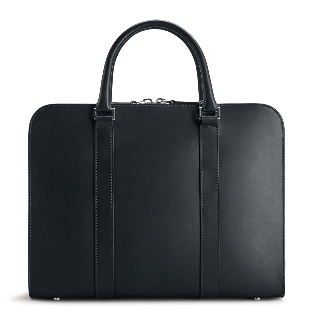 Carl Friedrik Palissy Briefcase in Black/Grey
