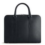 Carl Friedrik Palissy Briefcase in Black/Grey