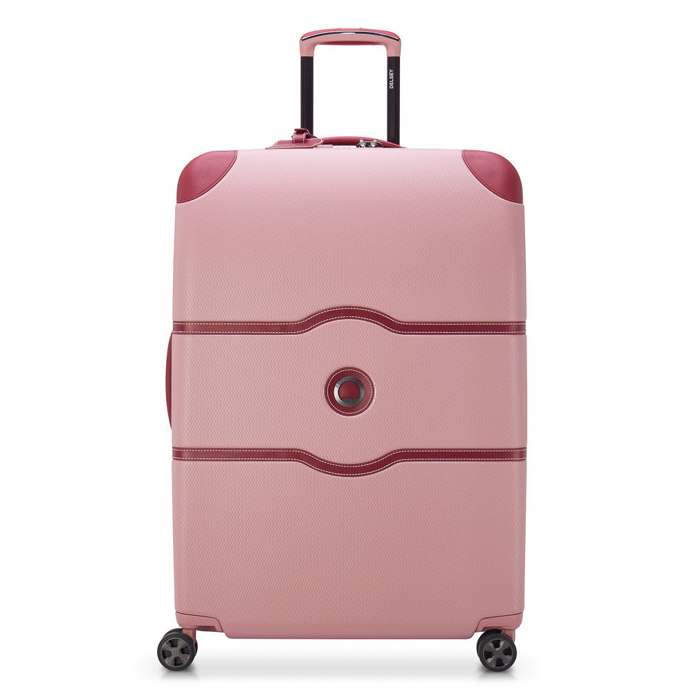 Delsey - 76cm 4 Double Wheels Trolley Case - Dark Pink