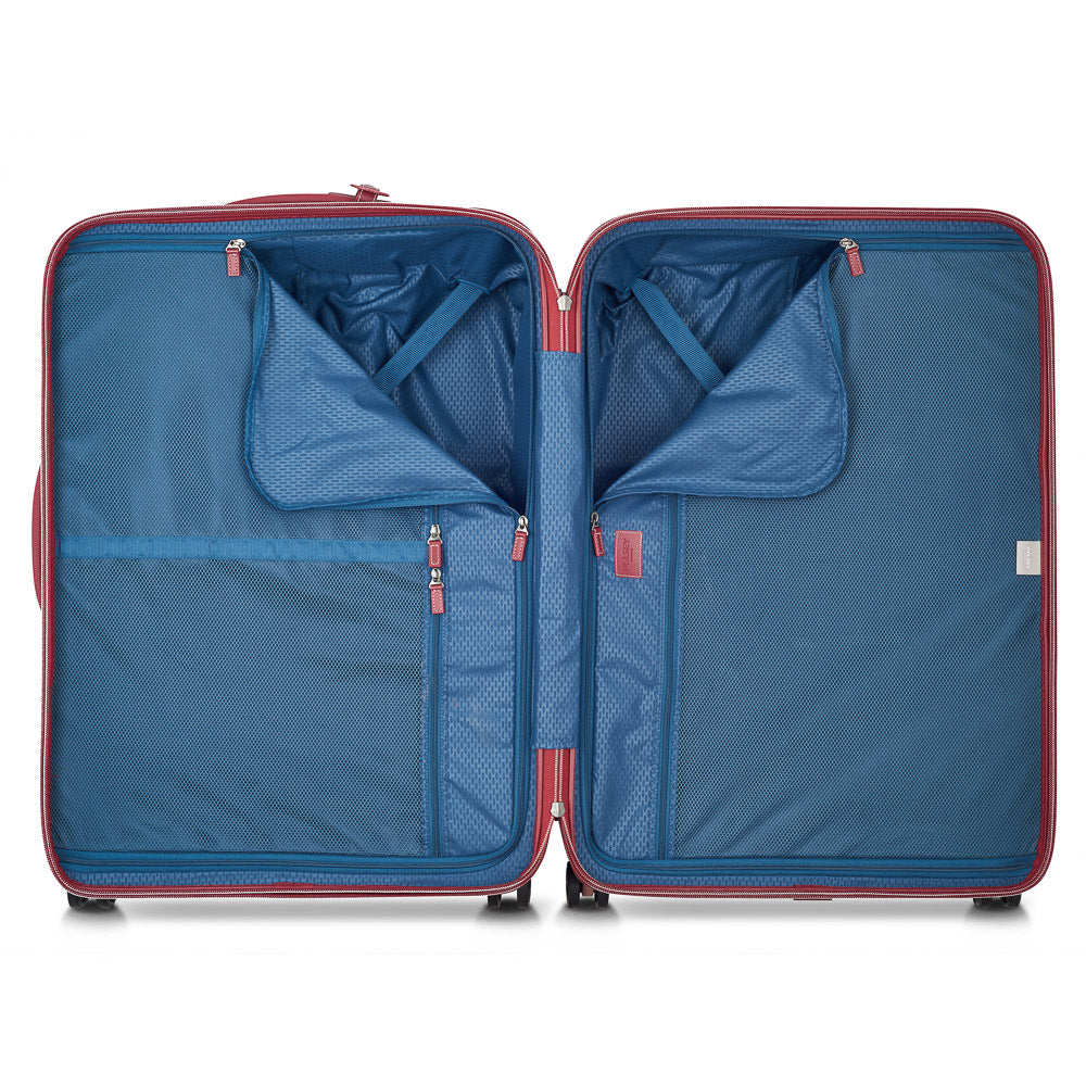 Delsey - 76cm 4 Double Wheels Trolley Case - Dark Pink