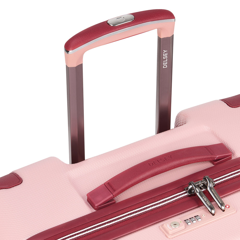 Delsey - 76cm 4 Double Wheels Trolley Case - Dark Pink