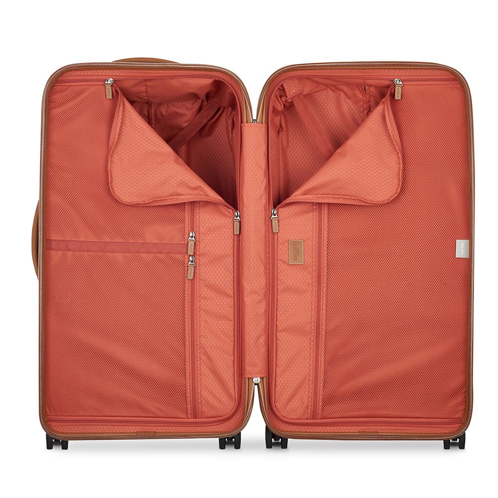 Delsey 80cm 4 Double Wheels Cabin Trunk in Brown - Chatelet Air 2.0