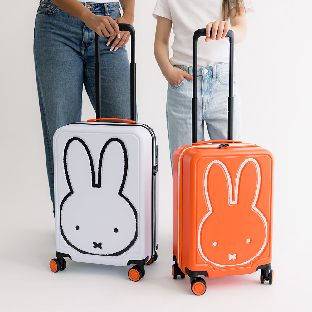 Miffy_MHK1001-004_Kids_Cabin_Trolley_Case_Orange_with_White_Bunny