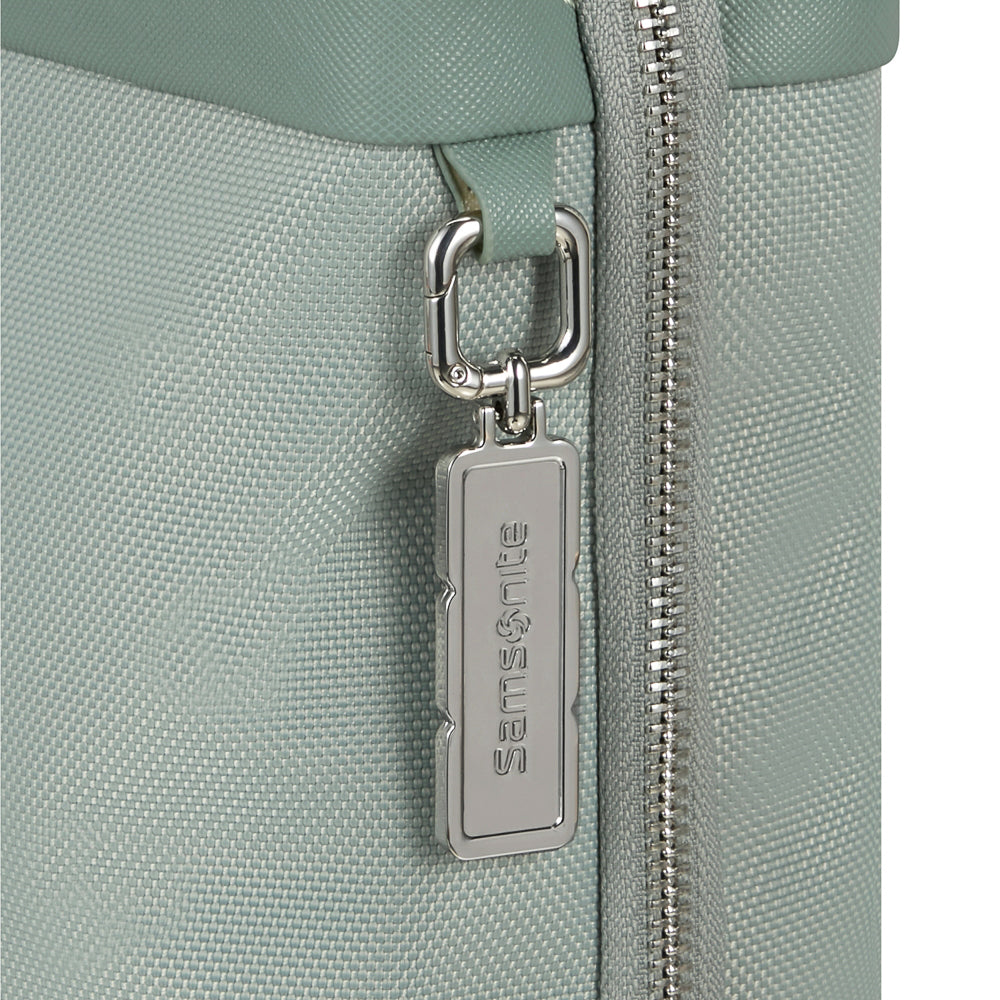 Samsonite Luggage 15.6" briefcase in thyme color, featuring a sleek design and durable material.