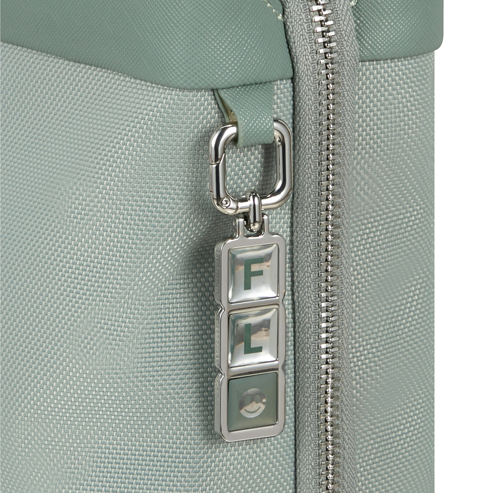 Samsonite Luggage 15.6" briefcase in thyme green, featuring a sleek design and sturdy handles for professional use.