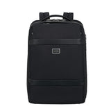 Samsonite 15.6" laptop backpack in black, featuring padded compartments and adjustable straps for comfortable carry.