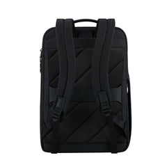 Samsonite Luggage 15.6" laptop backpack in black, featuring padded compartments and adjustable straps.