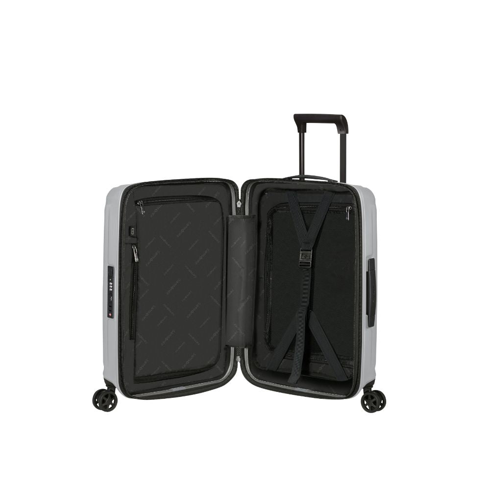 Samsonite Nuon 55cm Spinner in Matt Silver
