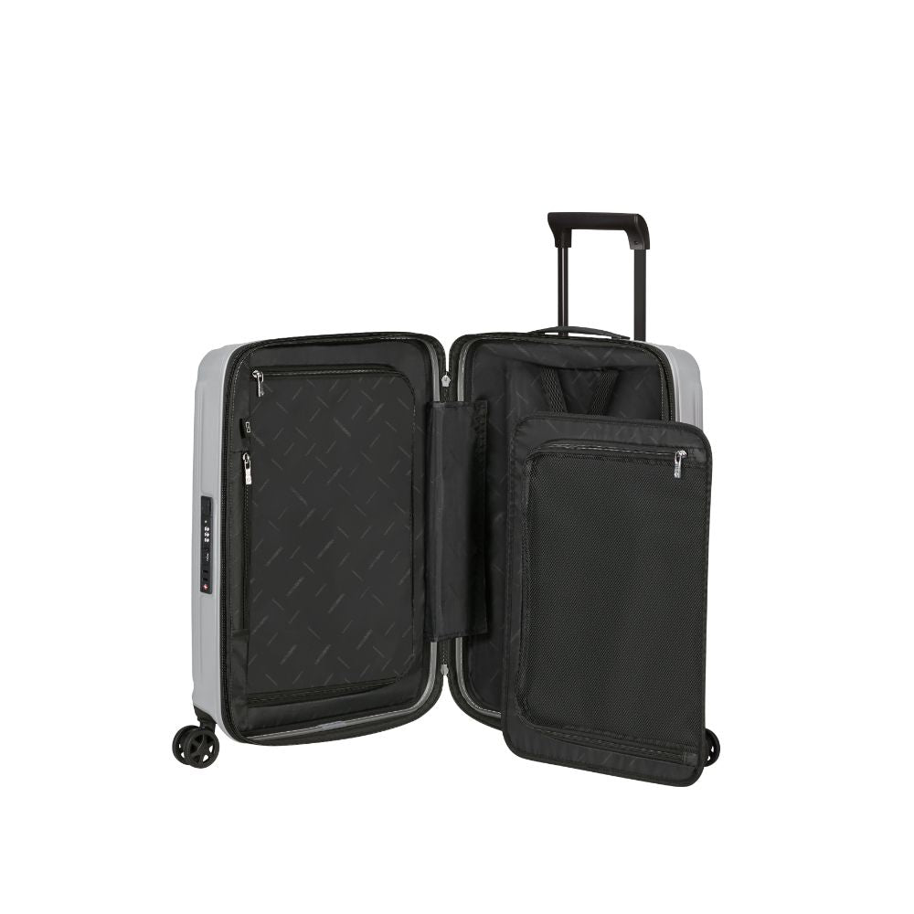 Samsonite Nuon 55cm Spinner in Matt Silver