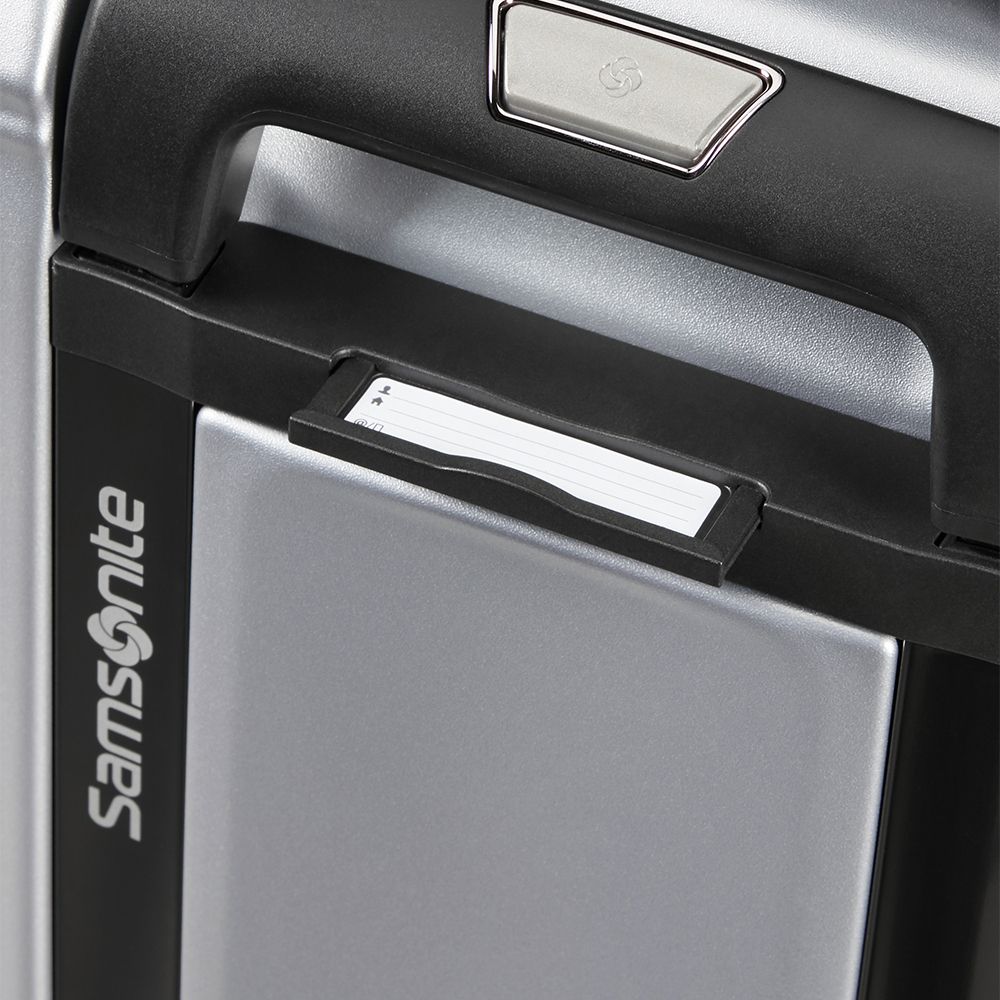 Samsonite Nuon 55cm Spinner in Matt Silver