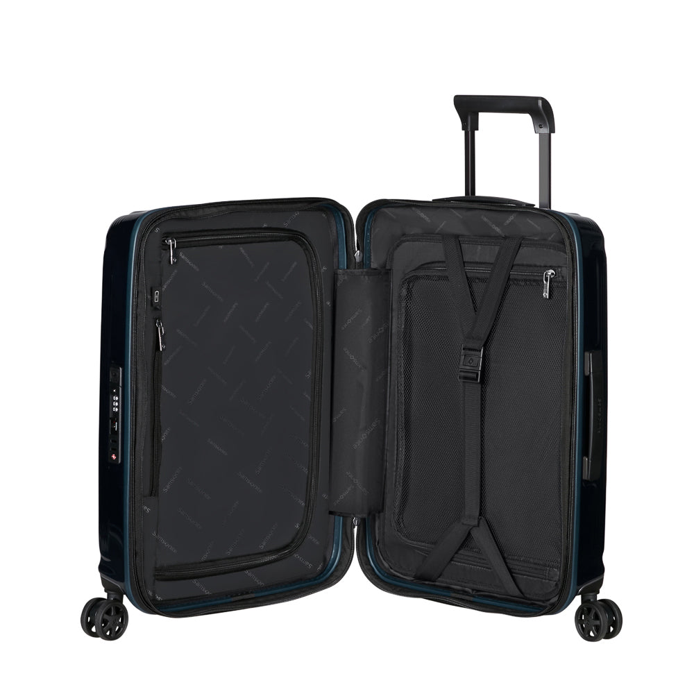 Samsonite Nuon 55cm Spinner in Metallic Blue