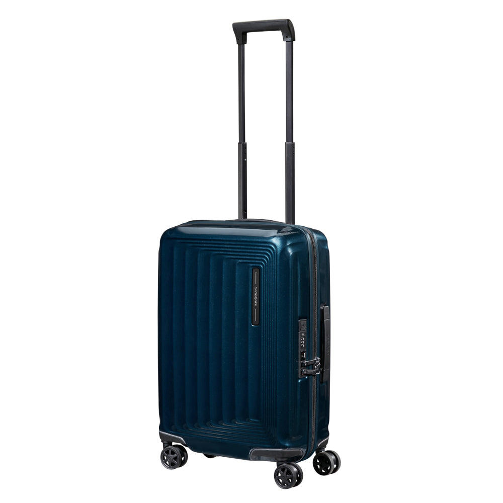 Samsonite Nuon 55cm Spinner in Metallic Blue