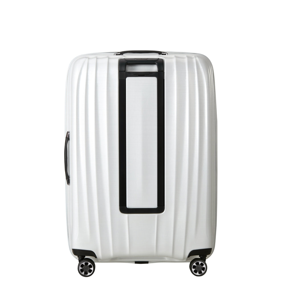 82cm Expandable Spinner Suitcase - Nexis White