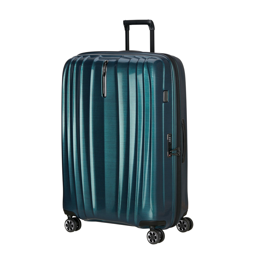 82cm Expandable Spinner Suitcase - Nexis Deep Petrol