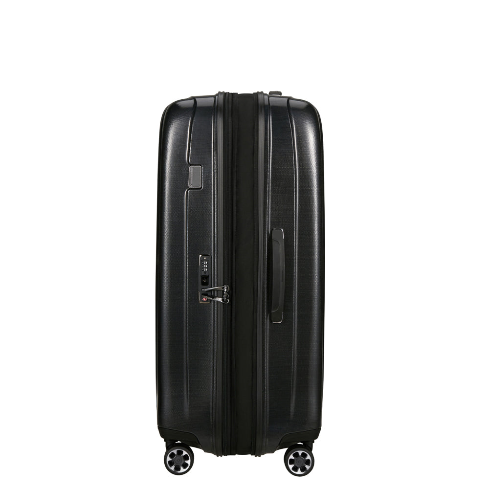 82cm Expandable Spinner Suitcase - Nexis Black