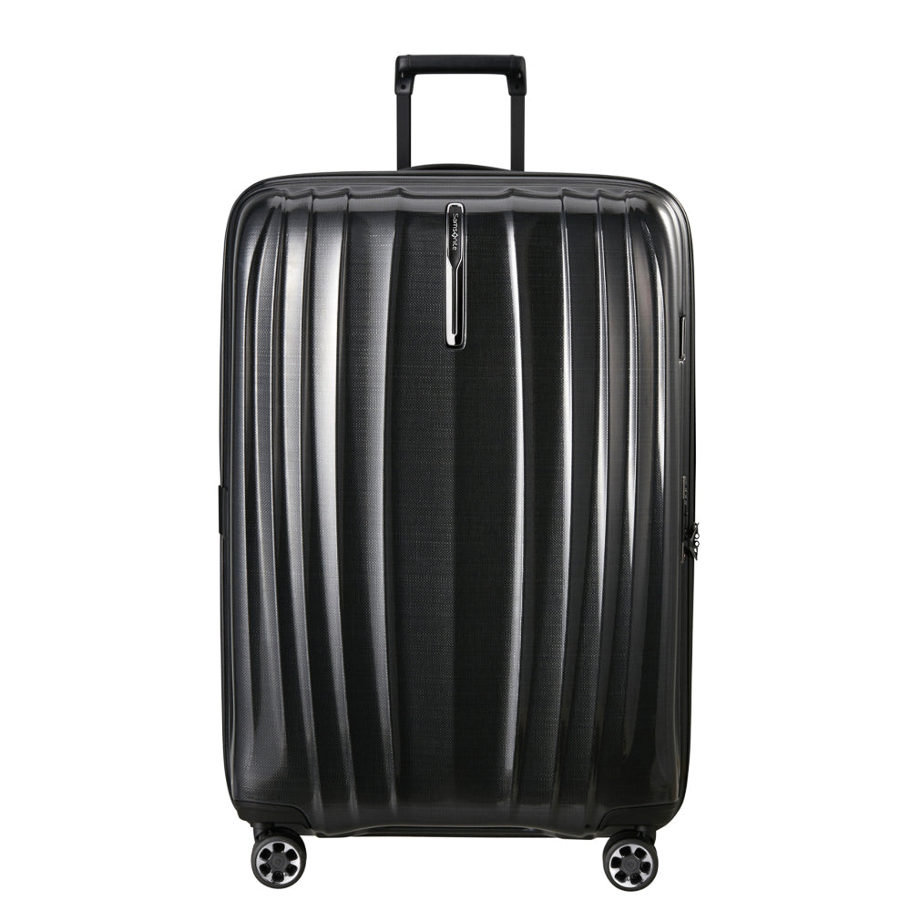 82cm Expandable Spinner Suitcase - Nexis Black