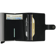 Secrid 4-6 Cards & Notes - Mini Wallet Stitch Black | Case Luggage