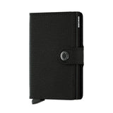 Secrid 4-6 Cards & Notes - Mini Wallet Stitch - Crisple Black | Case Luggage