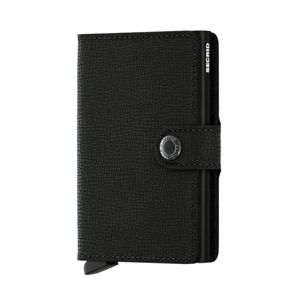 Secrid 4-6 Cards & Notes - Mini Wallet Stitch - Crisple Black | Case Luggage