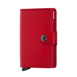 Secrid 4-6 Cards & Notes - Mini Wallet Stitch Red | Case Luggage