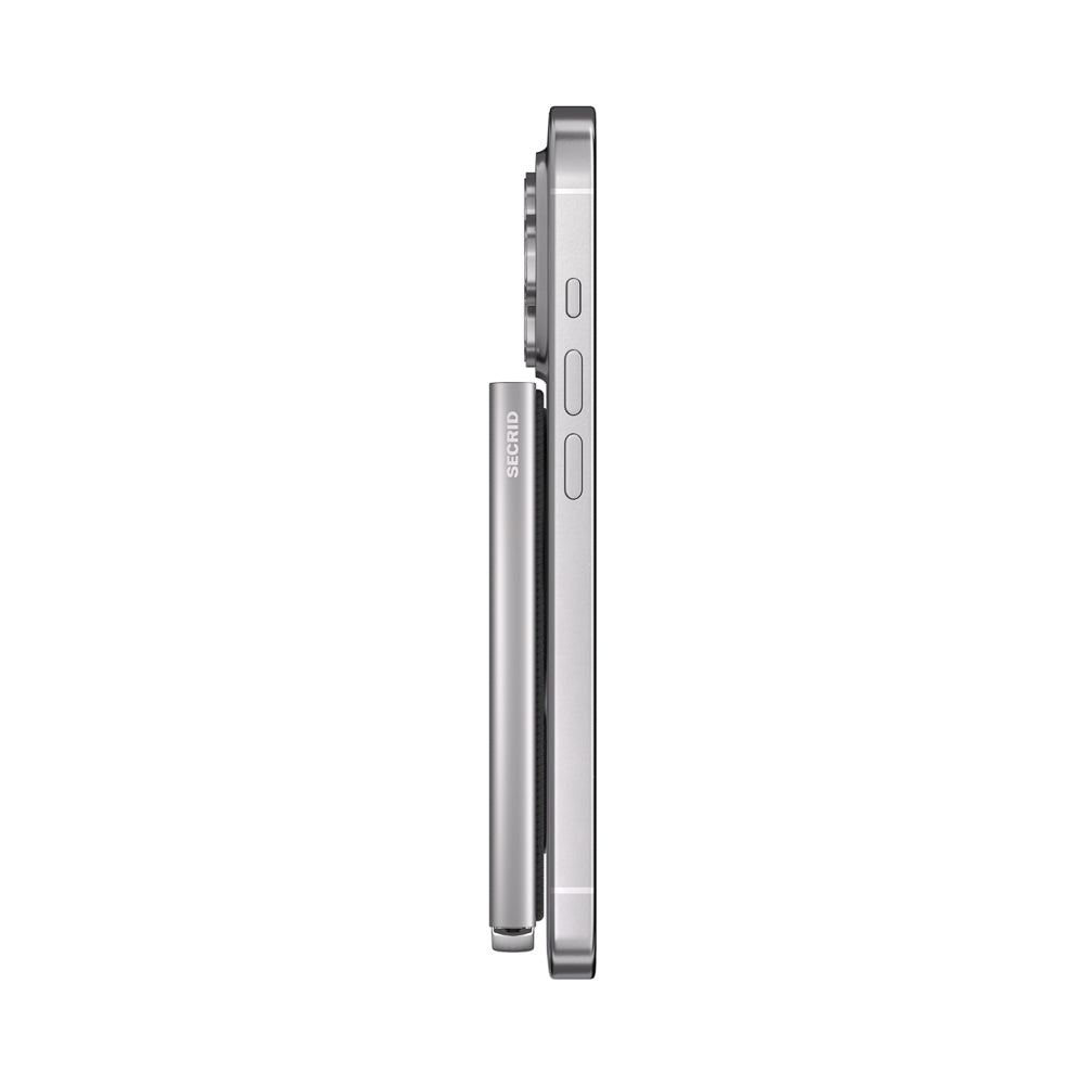 Secrid Card Protector Fluted Magsafe - Silver | Case Luggage