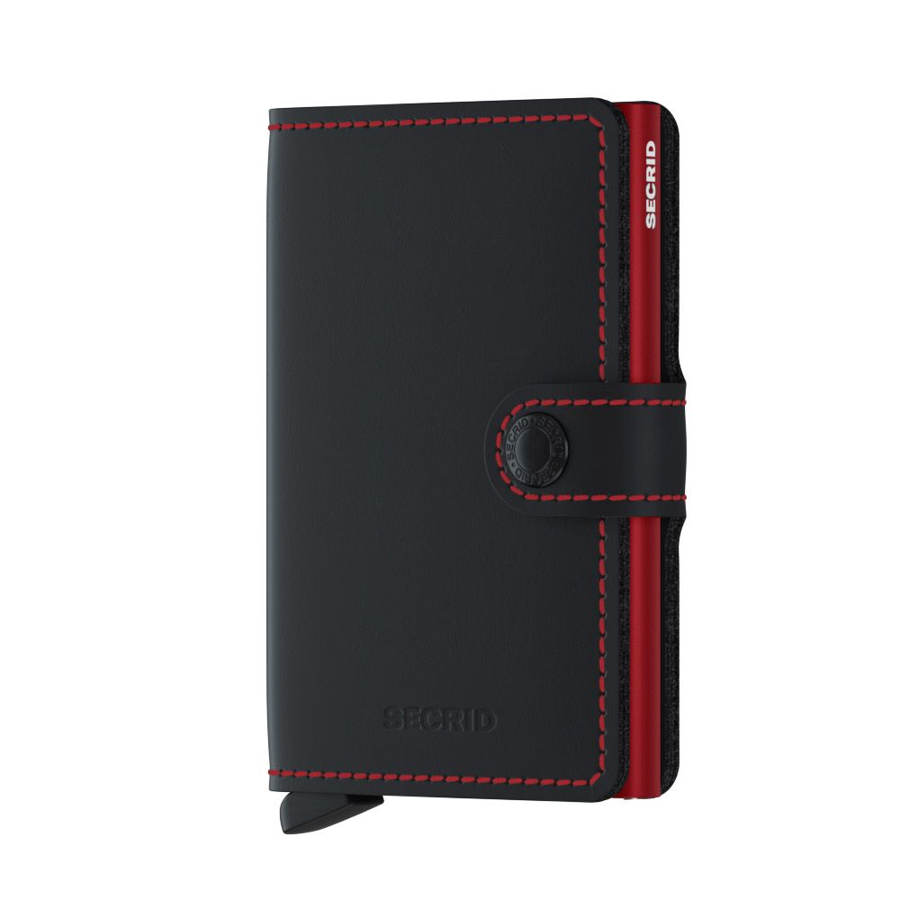 Secrid MM Wallet in Black & Red