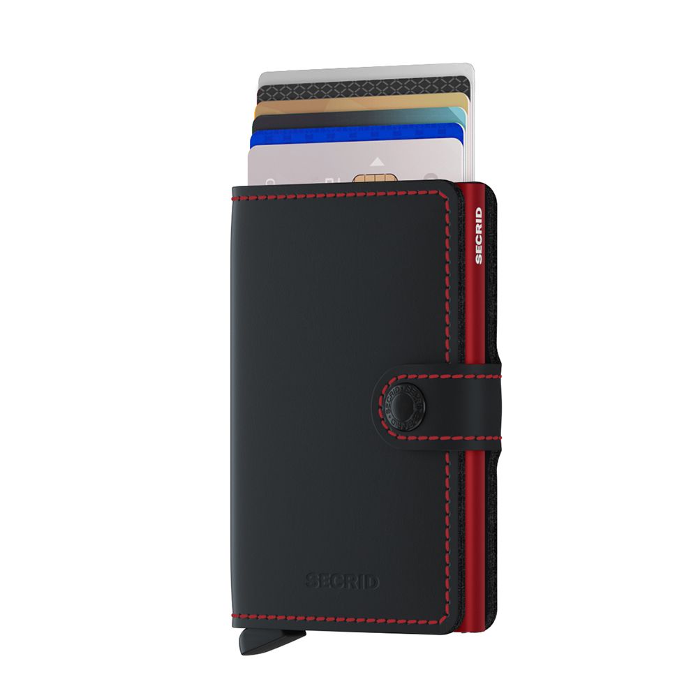 Secrid MM Wallet in Black & Red