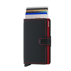Secrid MM Wallet in Black & Red