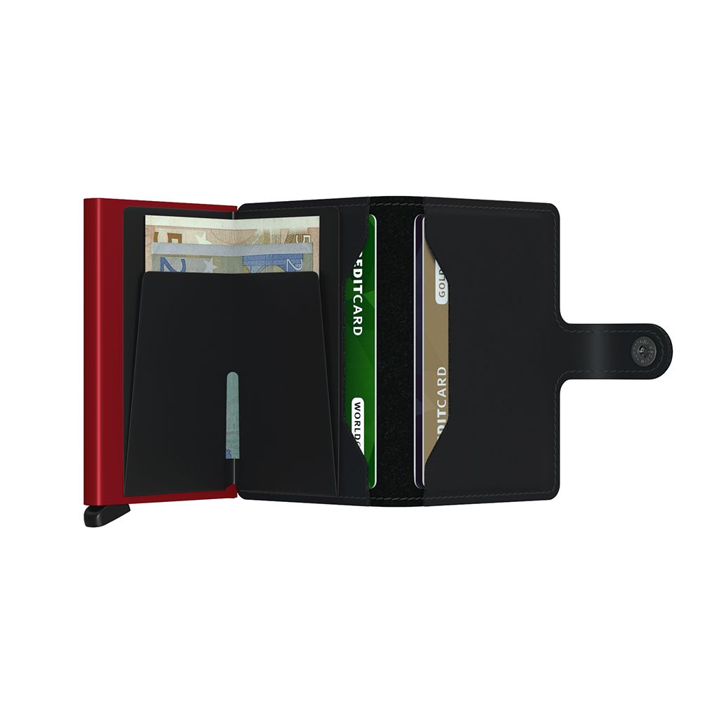 Secrid MM Wallet in Black & Red