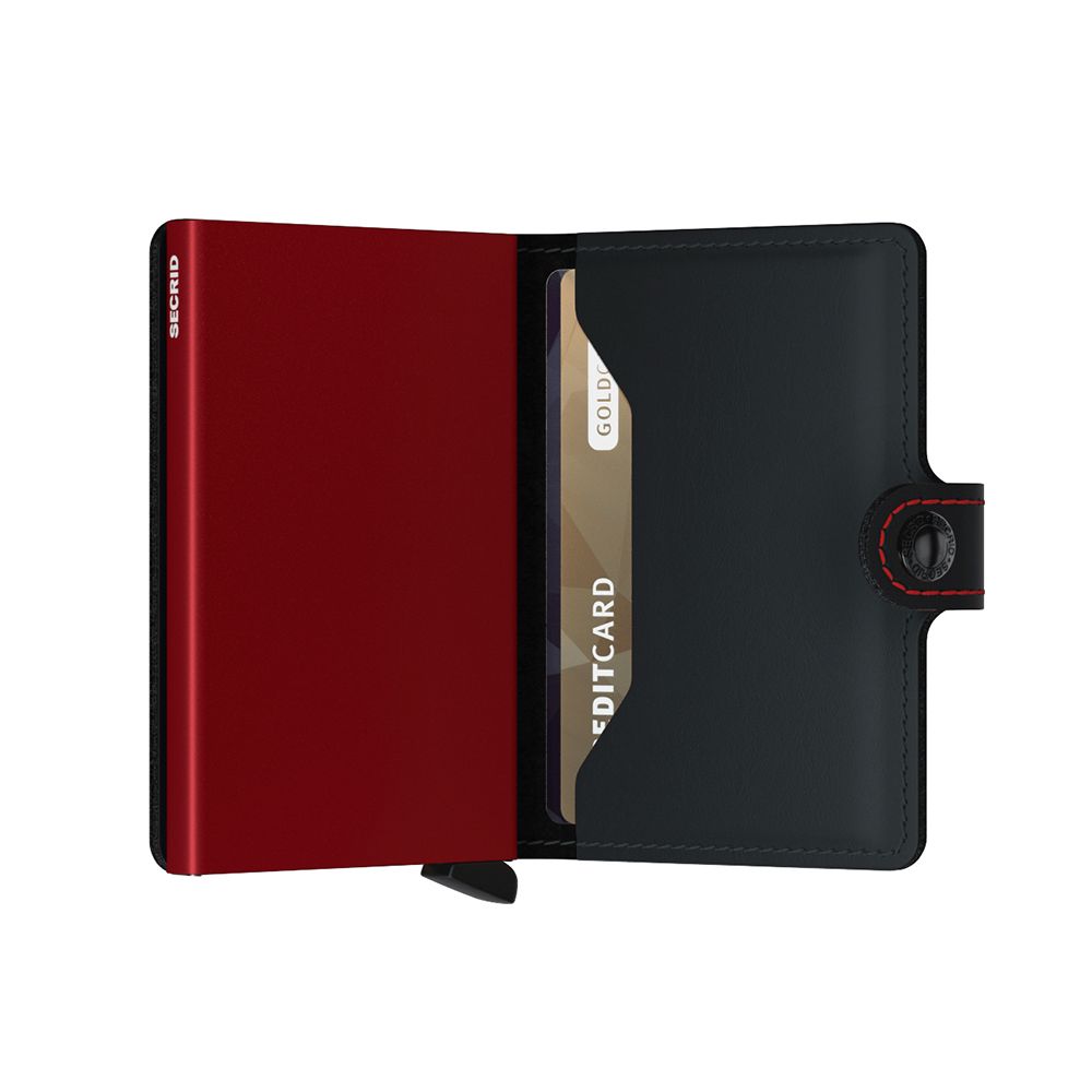 Secrid MM Wallet in Black & Red