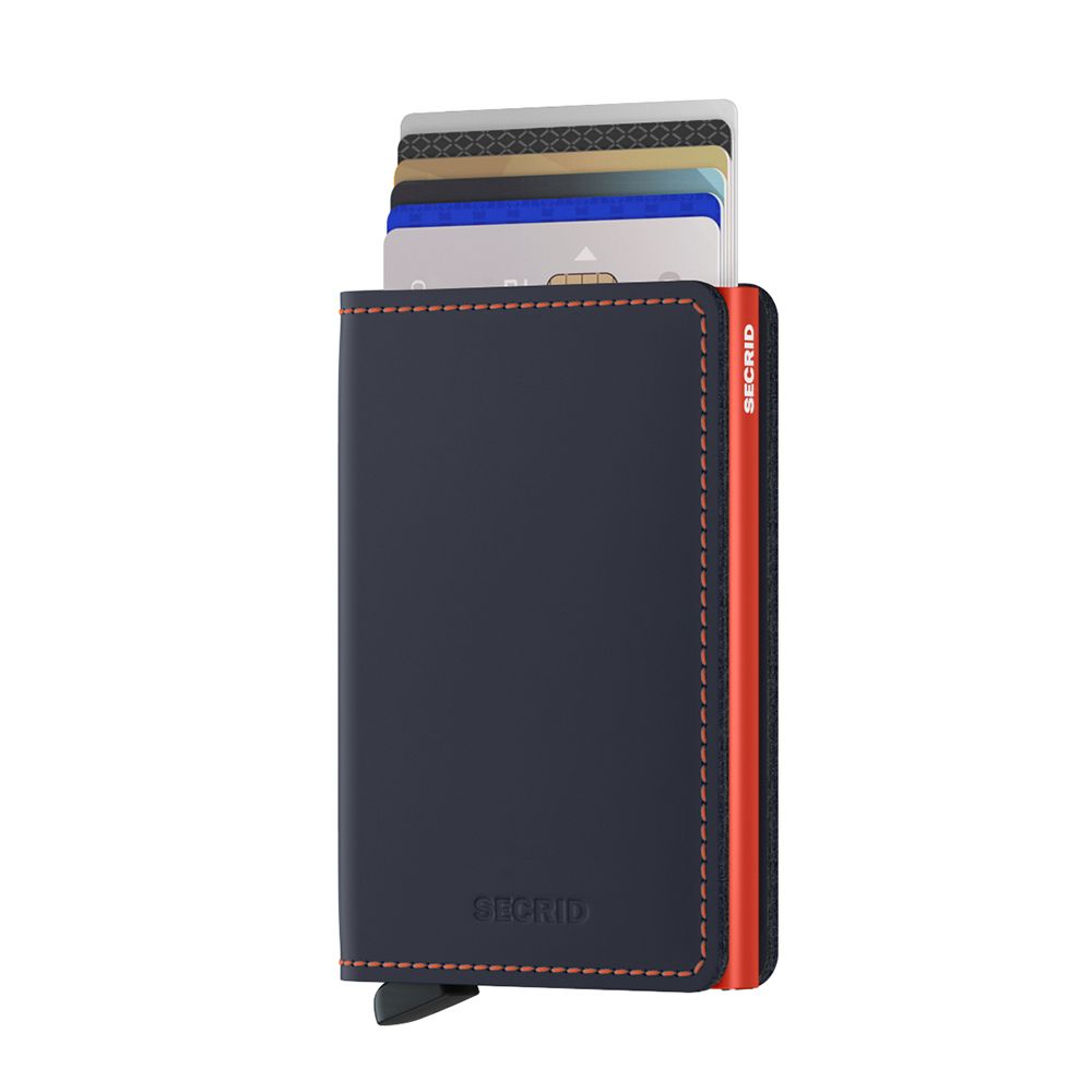 Secrid SM Wallet Night Blue Orange