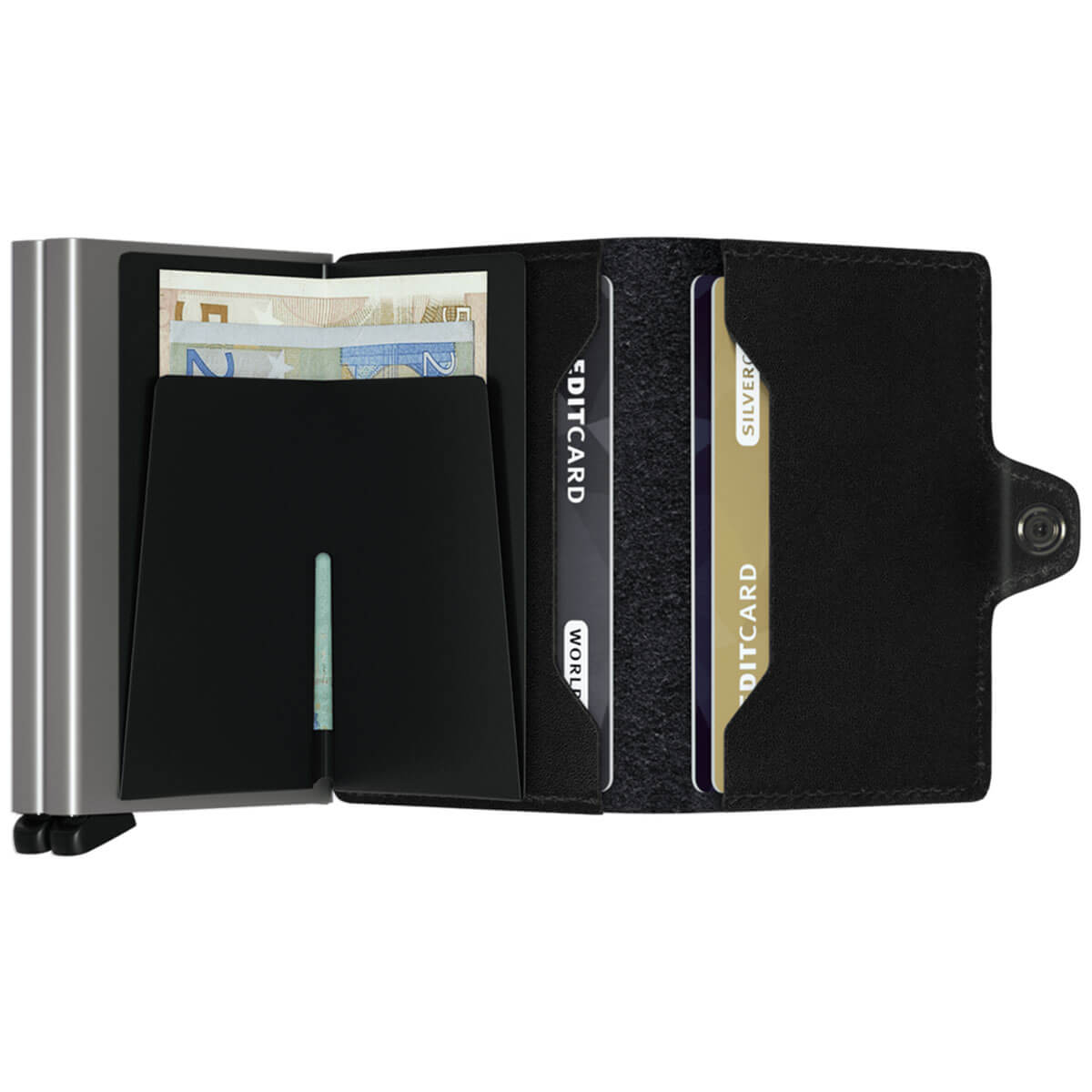 Secrid Twin Wallet - Original Black | Case Luggage