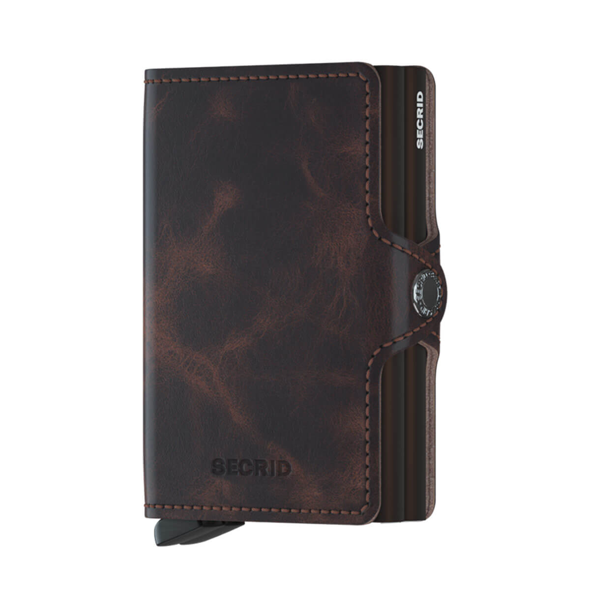 Twin Wallet Vintage Chocolate