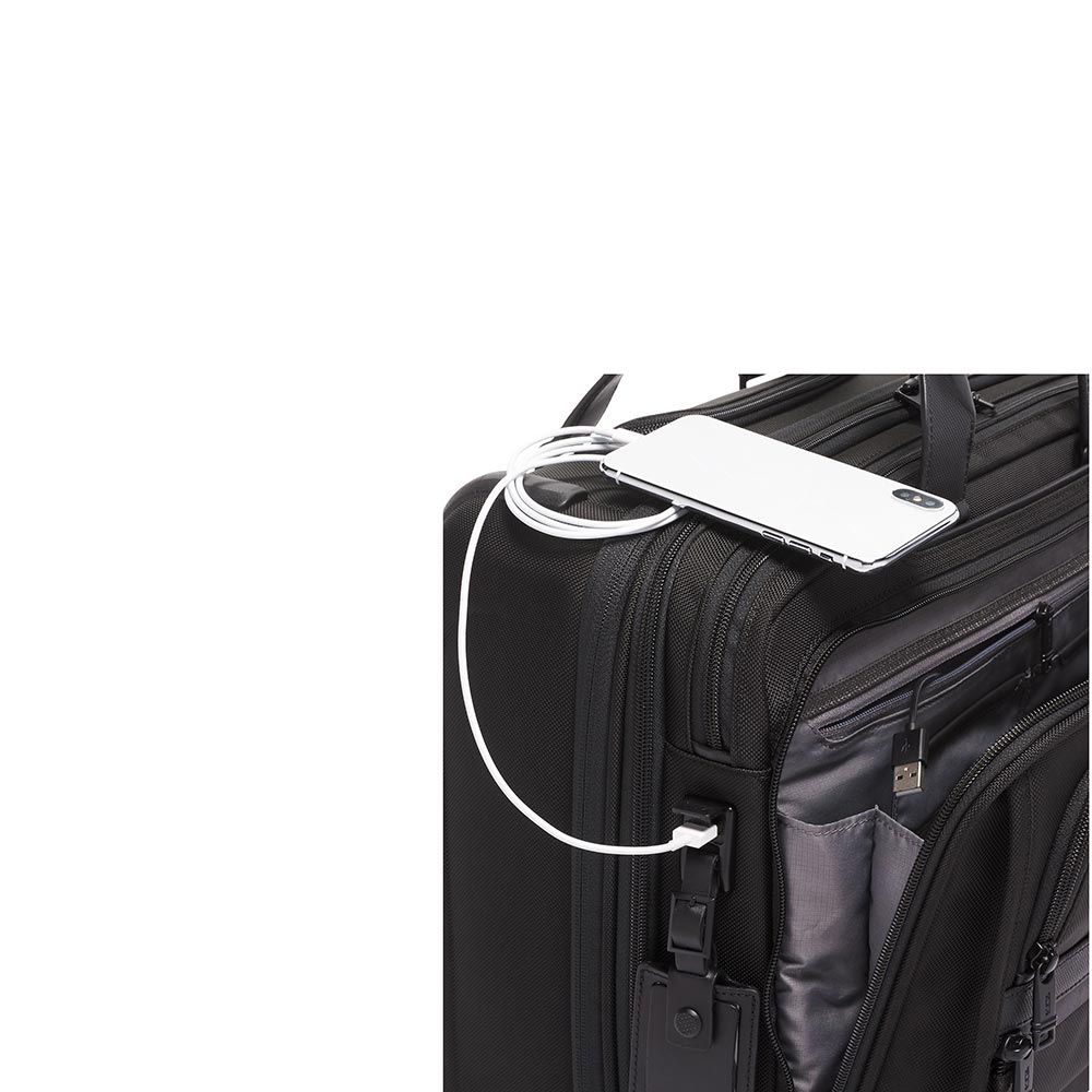 Tumi Deluxe 4 Wheel Laptop Briefcase 35.5cm - Alpha 3 At £1,020.00