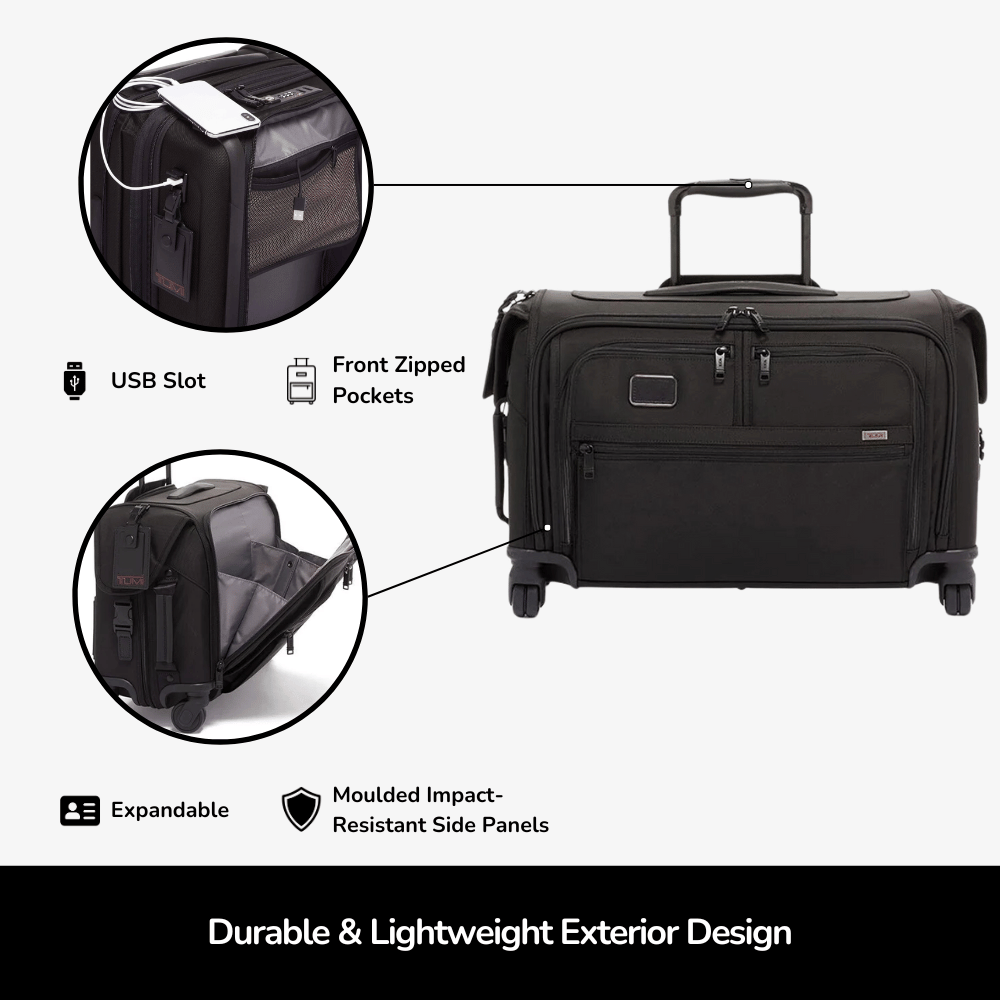 Tumi Garment 4 Wheel Carry On Garment Bag 37cm - Alpha 3 | Case 