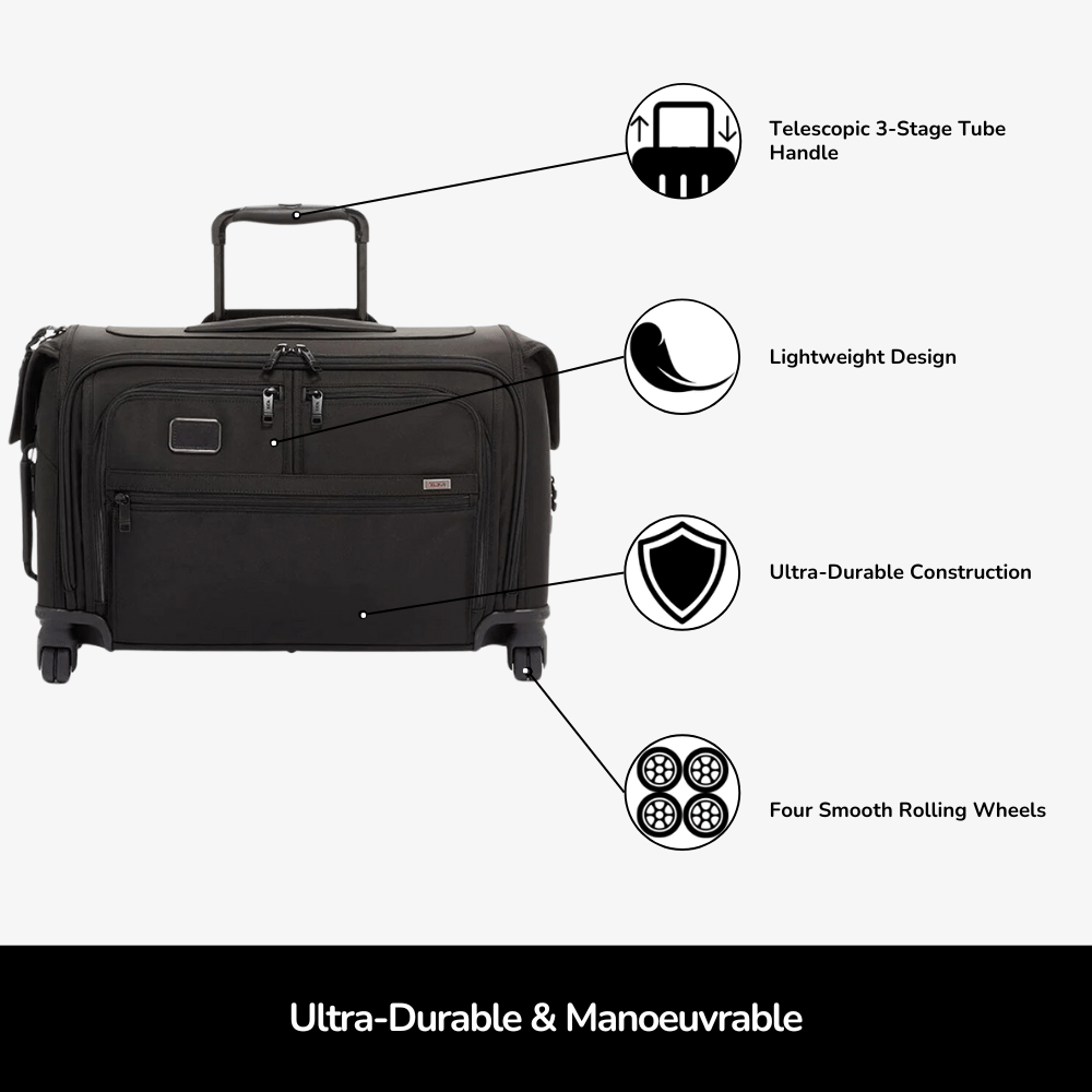 Tumi Garment 4 Wheel Carry On Garment Bag 37cm - Alpha 3 | Case 