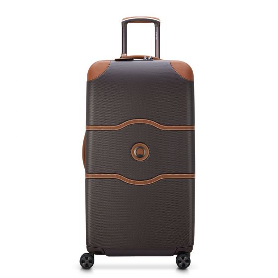 Delsey 80cm 4 Double Wheels Cabin Trunk in Brown - Chatelet Air 2.0