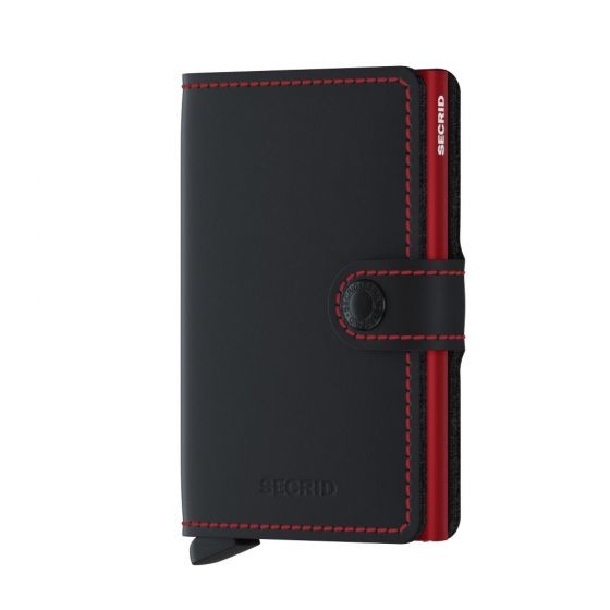 Secrid MM Wallet in Black & Red