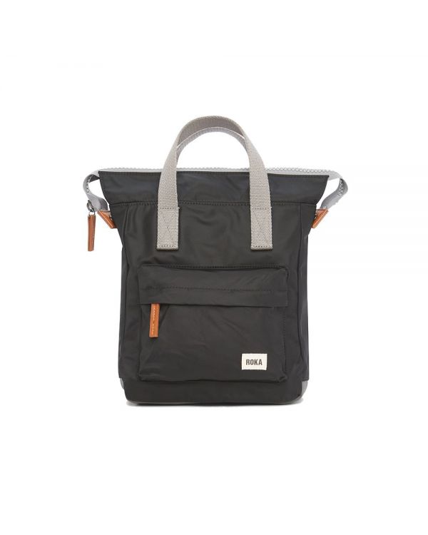 Zip Top Small Tote Backpack - Bantry B Rpet Black