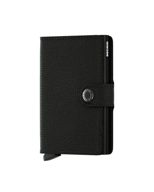4-6 Cards &amp; Notes - Mini Wallet Stitch Black