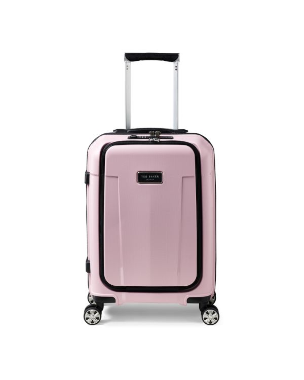 Small Trolley Spinner Front Pocket - Flying Colours Blush Pink