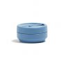 355ml Collapsible Pocket Cup - Stojo Steel Blue