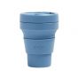 355ml Collapsible Pocket Cup - Stojo Steel Blue
