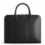 Carl Friedrik Palissy Briefcase in Black/Grey