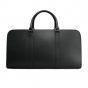 Carl Friedrik Leather Palissy Weekend Bag in Black/Grey