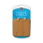 Pu Luggage Tag Twin Pack - Luggage Accessories